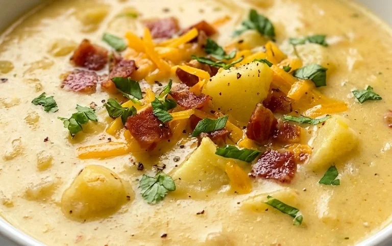 Easy Crock Pot Potato Soup